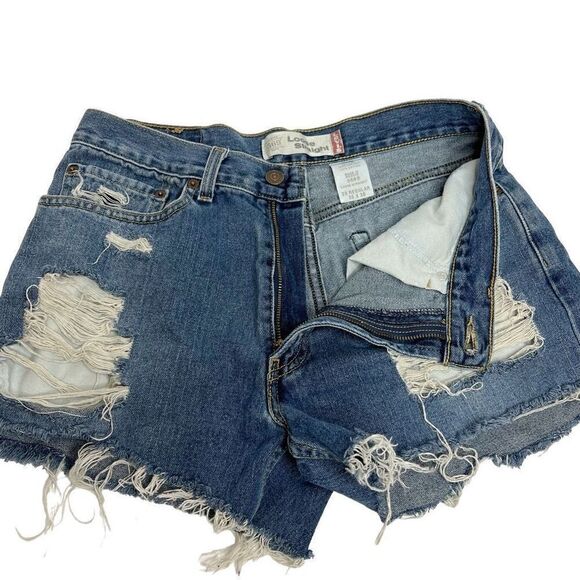 Levi’s 569 loose straight distressed jeans size 30 - Picture 4 of 15